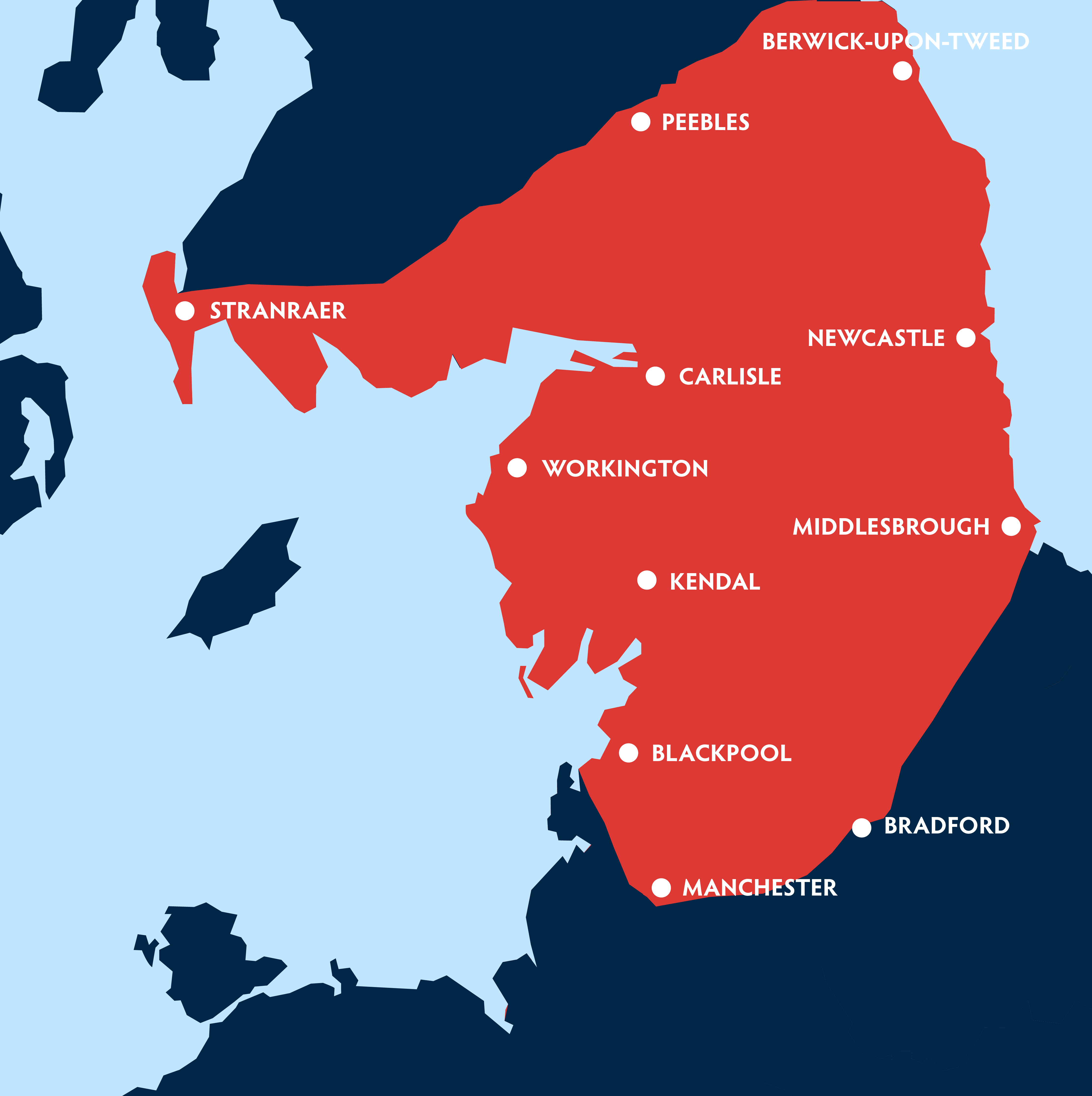Pioneer Foods | Area Map | Carlisle Cumbria