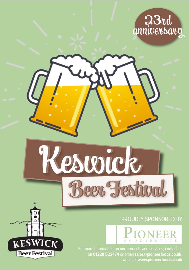 keswick beer festival cover Pioneer